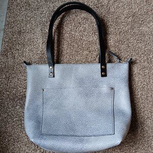 Portland Leather Goods Fog Pebbled Tote Bag